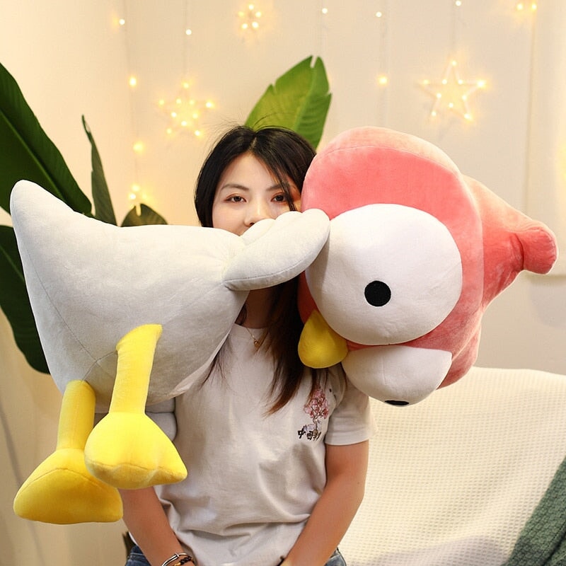 Funny Shocked Giant Ostrich Plushies | ventumra