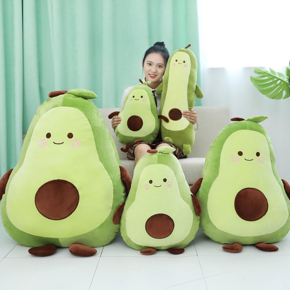 Fröhliches grünes Avocado-Plüschtier | ventumra