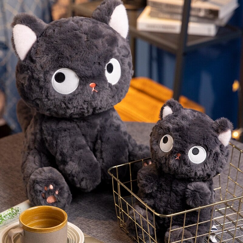 Peluche di gatto nero Jiji, carino e soffice | Scorte limitate | ventumra