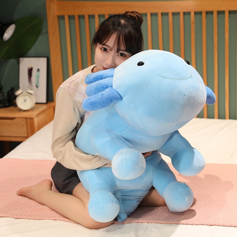 Família de peluches de salamandras axolote kawaii | ventumra