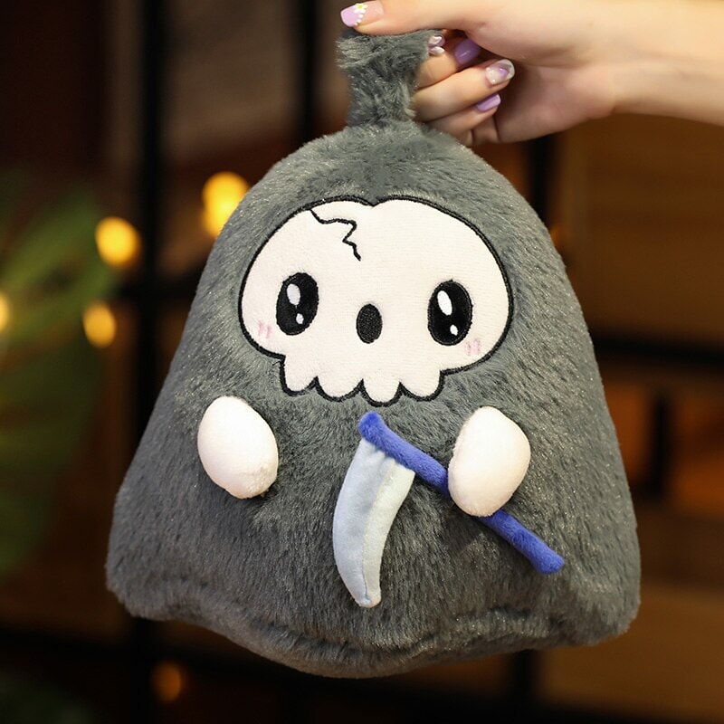 Kawaii Grim Reaper & Ghost Halloween Plushies | ventumra