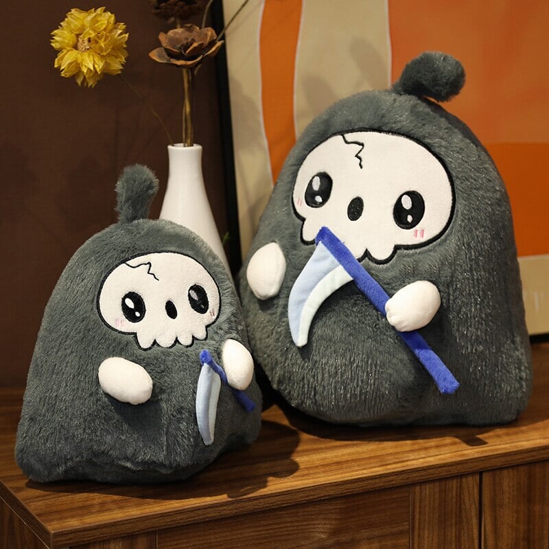 Kawaii Grim Reaper & Ghost Halloween Plushies | ventumra