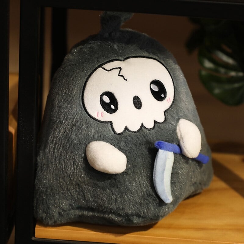 Kawaii Grim Reaper & Ghost Halloween Plushies | ventumra
