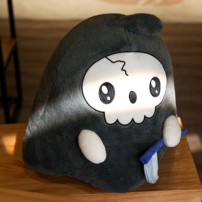 Kawaii Grim Reaper & Ghost Halloween Plushies | ventumra