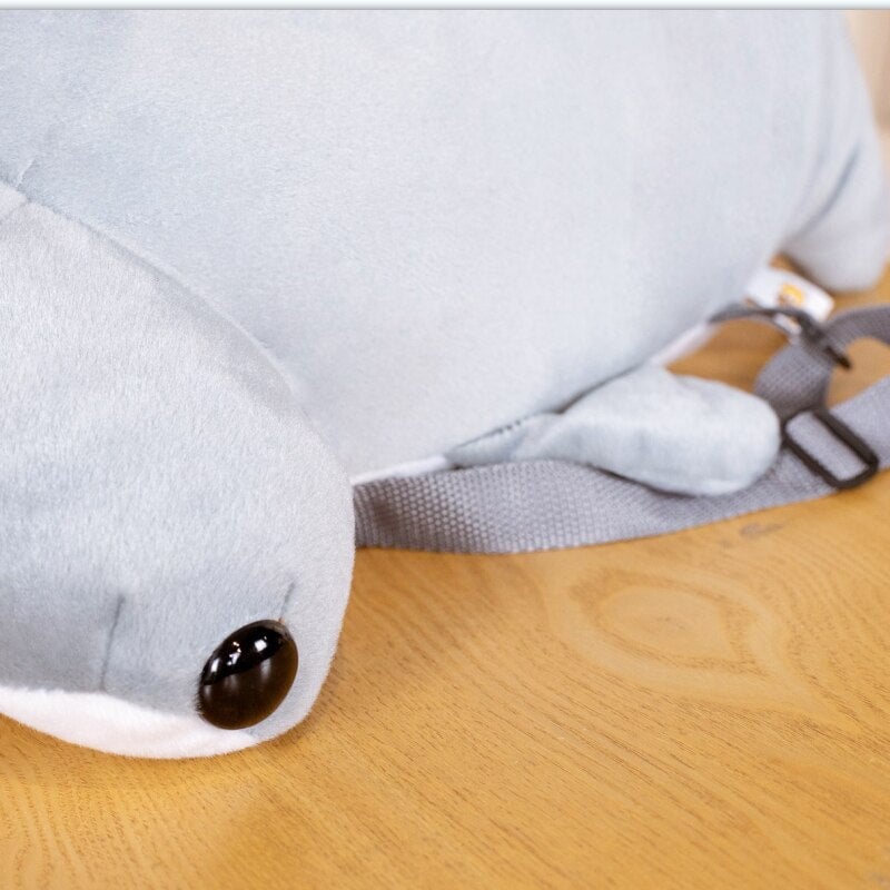 Mochila de peluche con tiburón martillo kawaii | ventumra