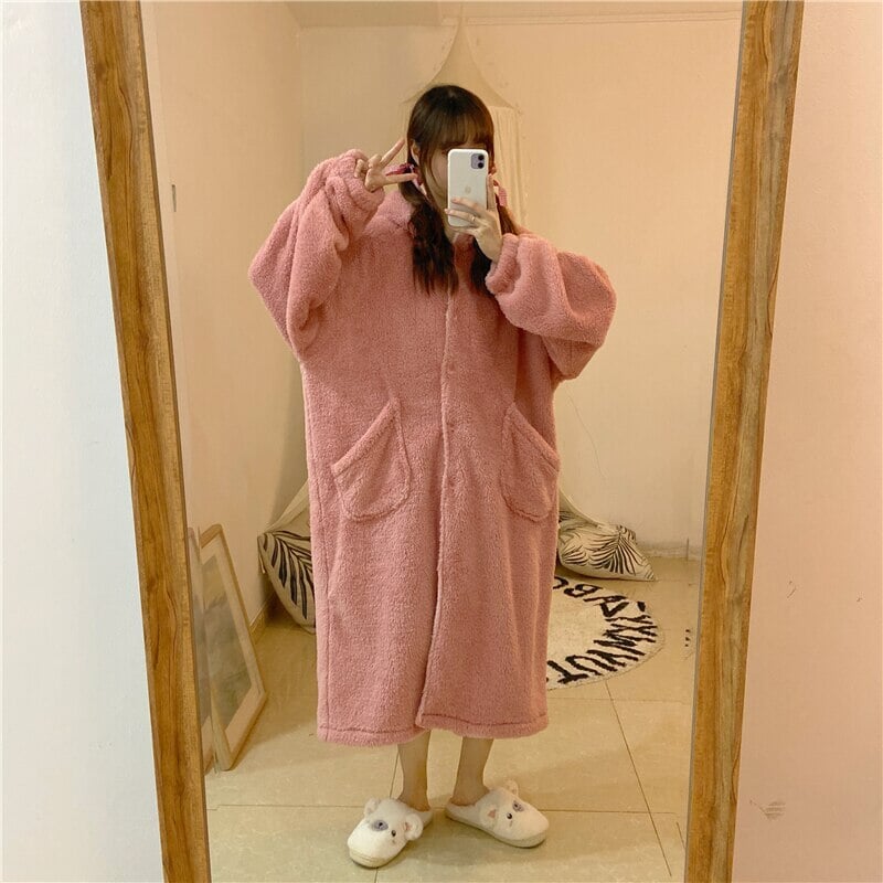Kawaii Pastel Dragon Plush Hoodie Blanket | ventumra