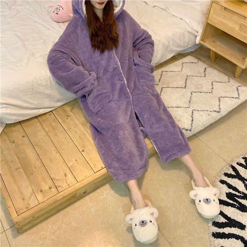 Kawaii Pastel Dragon Plush Hoodie Blanket | ventumra