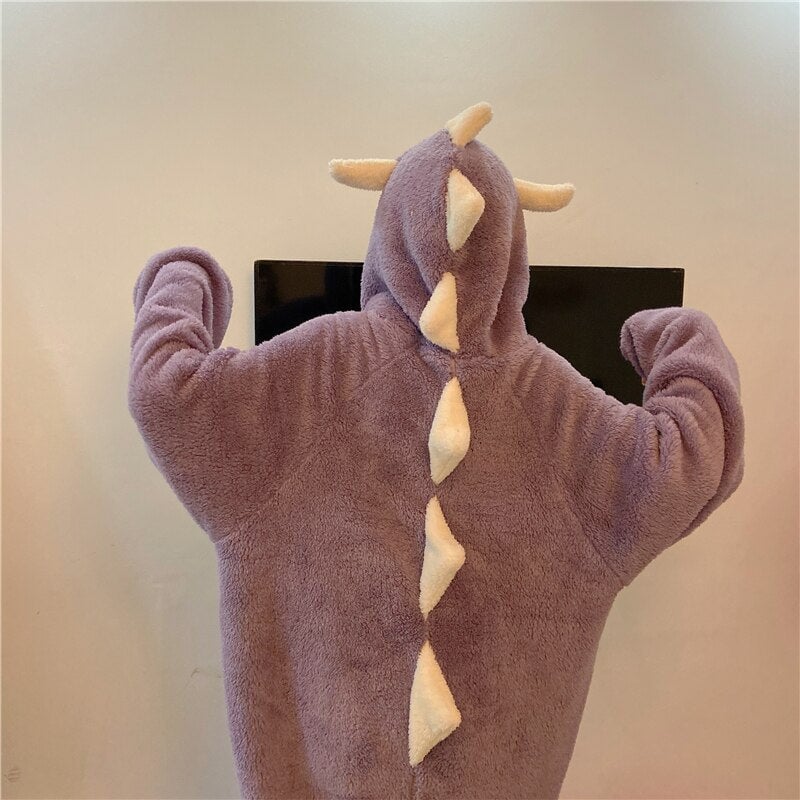 Kawaii Pastel Dragon Plush Hoodie Blanket | ventumra