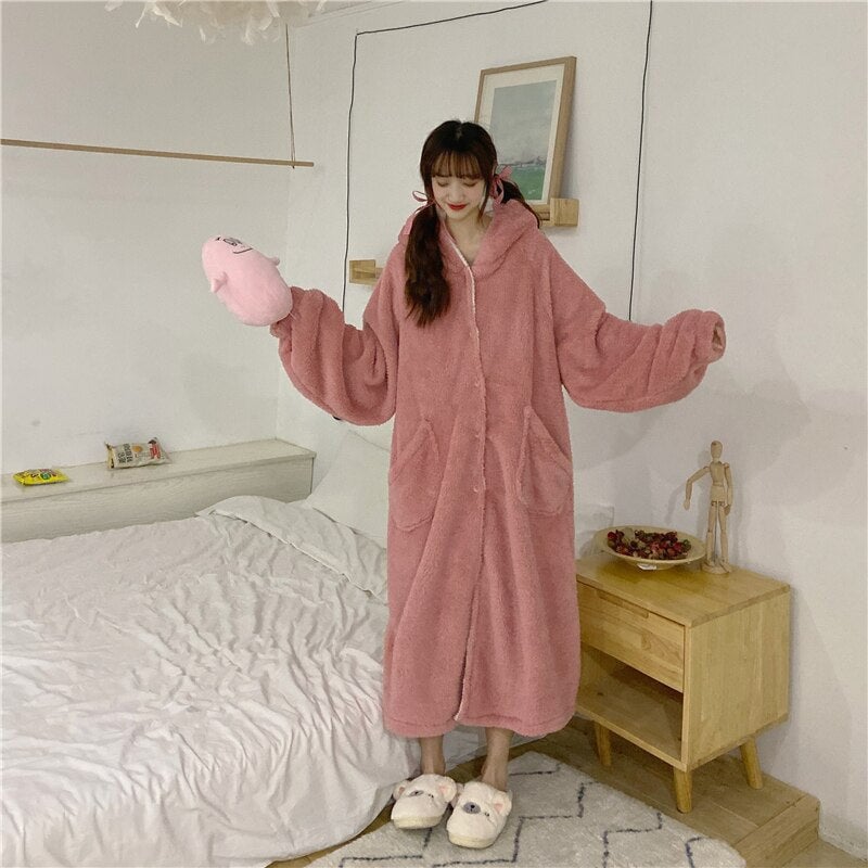 Kawaii Pastel Dragon Plush Hoodie Blanket | ventumra