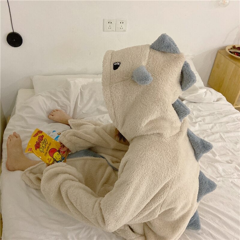Kawaii Pastel Dragon Plush Hoodie Blanket | ventumra