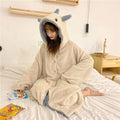 Kawaii Pastel Dragon Plush Hoodie Blanket | ventumra