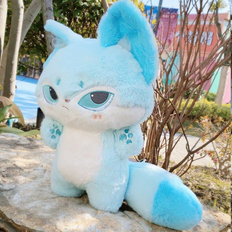 kawaiies-softtoys-plushies-kawaii-plush-Kawaii Sleek Fox Plushie | NEW Soft toy Pink 
