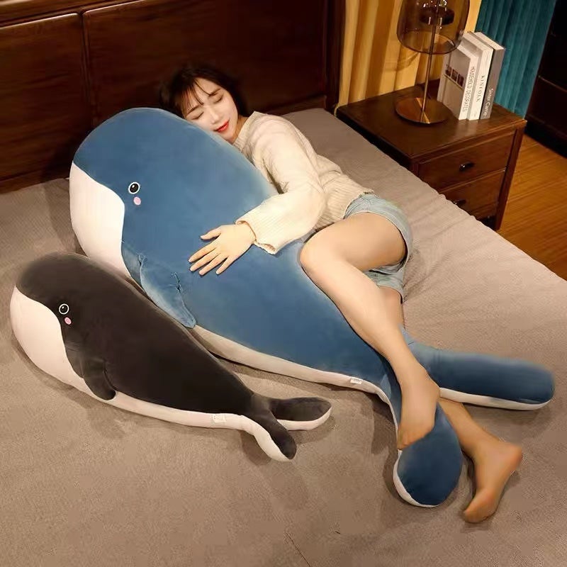 Blue Giant Kawaii Whale Plushie | ventumra