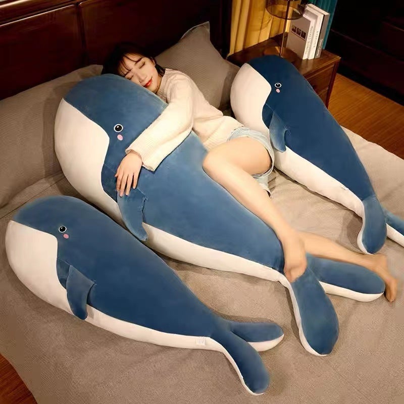 Blue Giant Kawaii Whale Plushie | ventumra