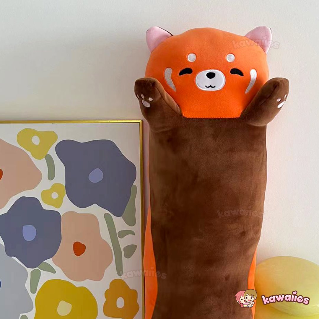 Kawaiies® Long Snuggly Chai Red Panda Axolotl Capybara Plushies | ventumra