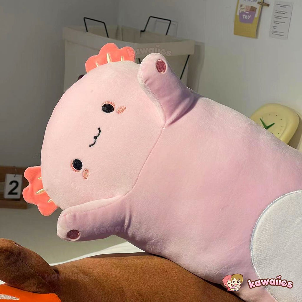 Kawaiies® Long Snuggly Chai Red Panda Axolotl Capybara Plushies | ventumra
