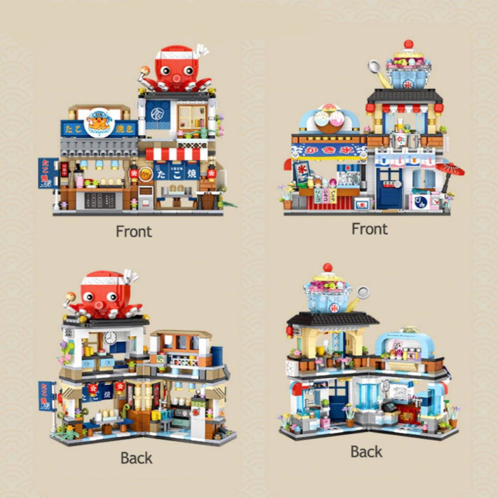 Micro Japanese Desserts Cafe Building Sets | ventumra