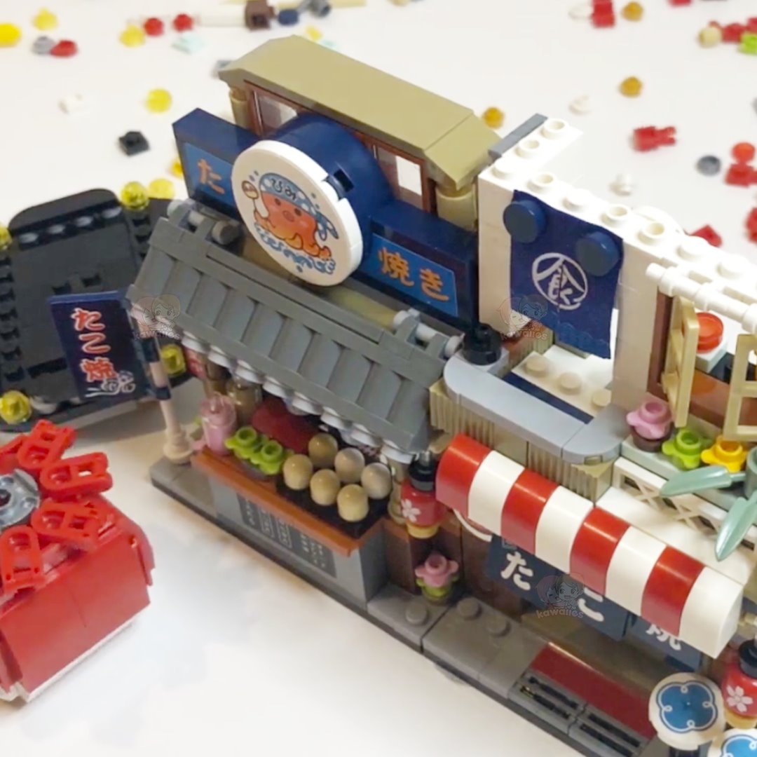 Micro Takoyaki Octopus Balls Building Sets | ventumra