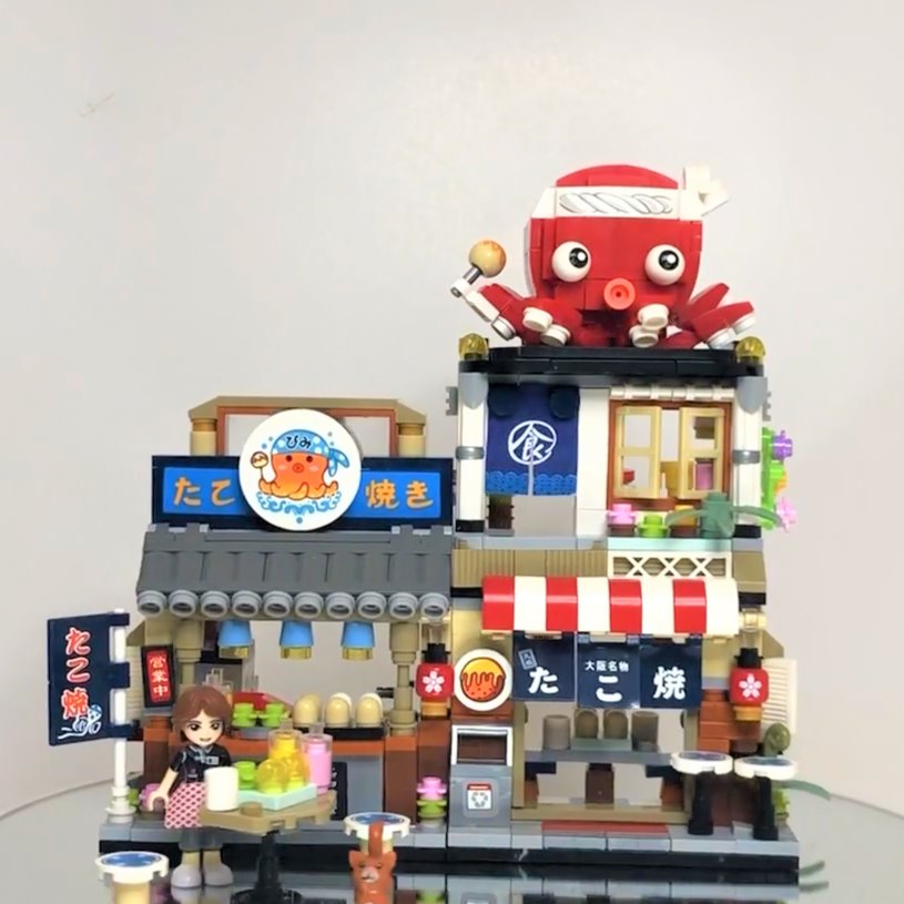 Micro Takoyaki Octopus Balls Building Sets | ventumra