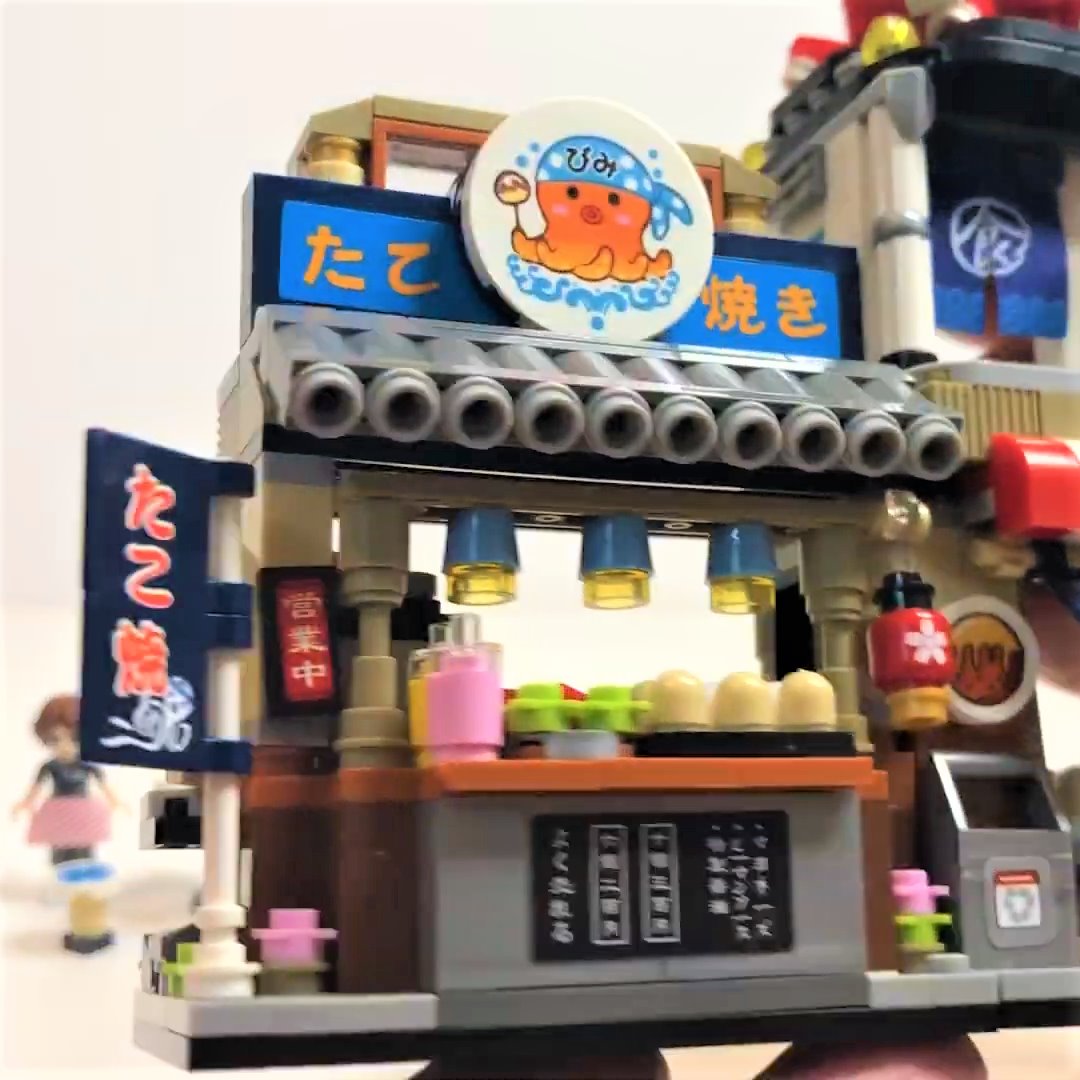 Micro Takoyaki Octopus Balls Building Sets | ventumra