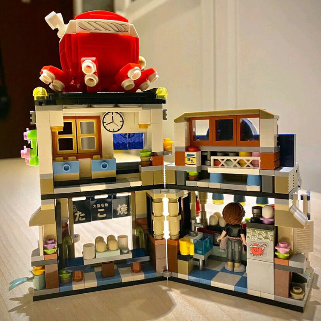 Micro Takoyaki Octopus Balls Building Sets | ventumra