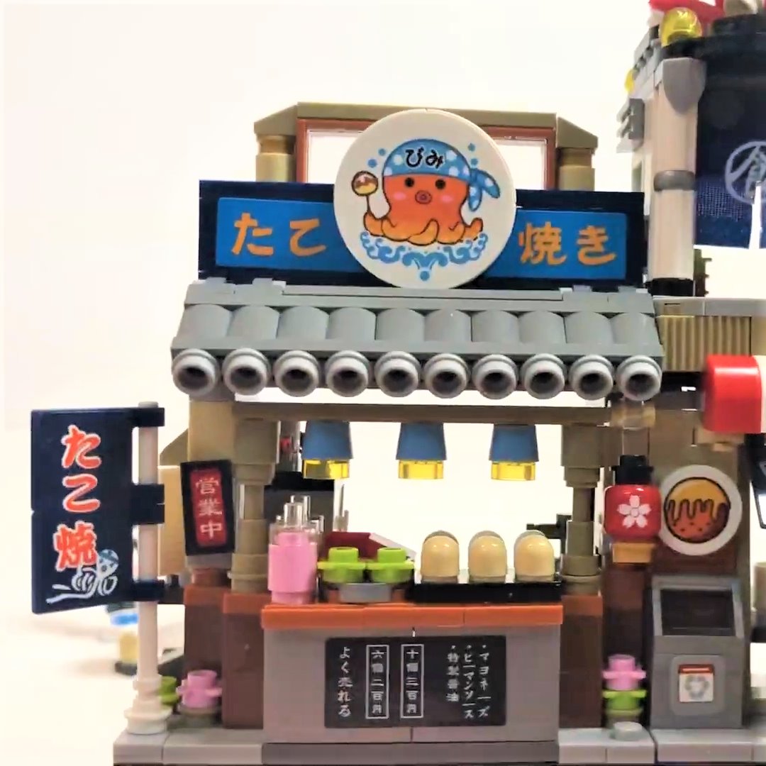 Micro Takoyaki Octopus Balls Building Sets | ventumra