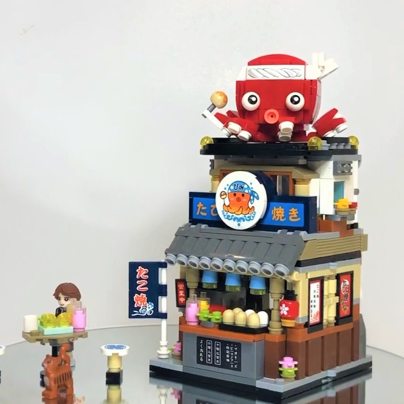 Micro Takoyaki Octopus Balls Building Sets | ventumra