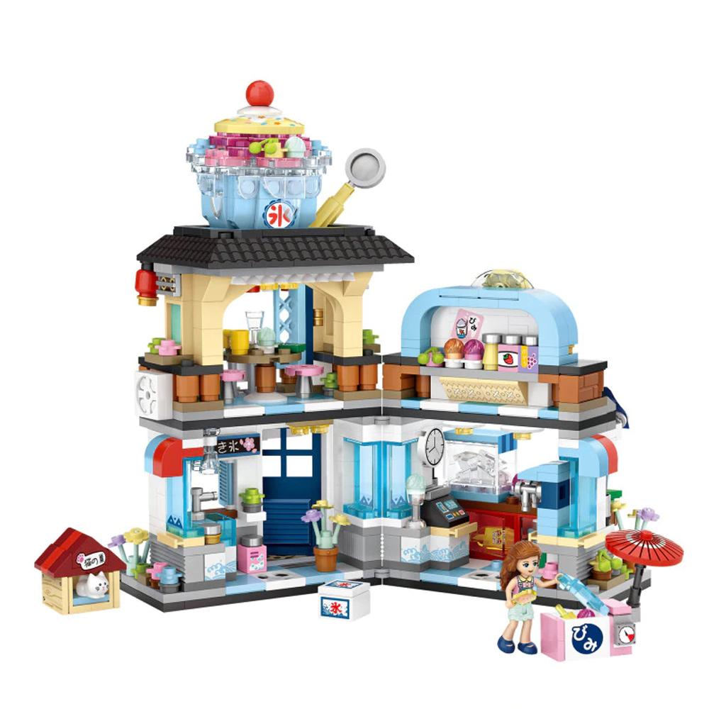 Micro Japanese Desserts Cafe Building Sets | ventumra
