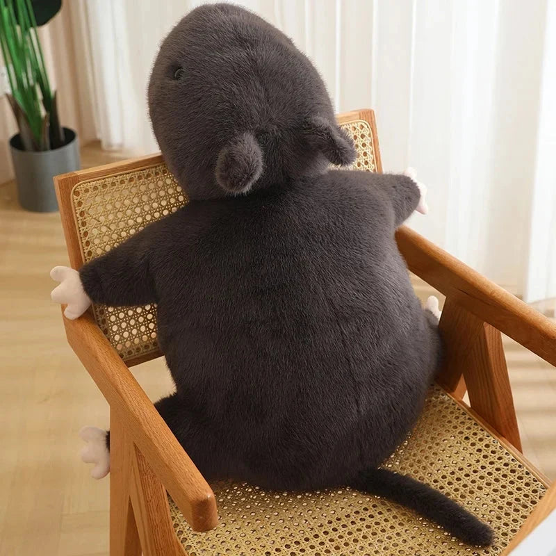 Nibbles the Black Rat Plush | ventumra