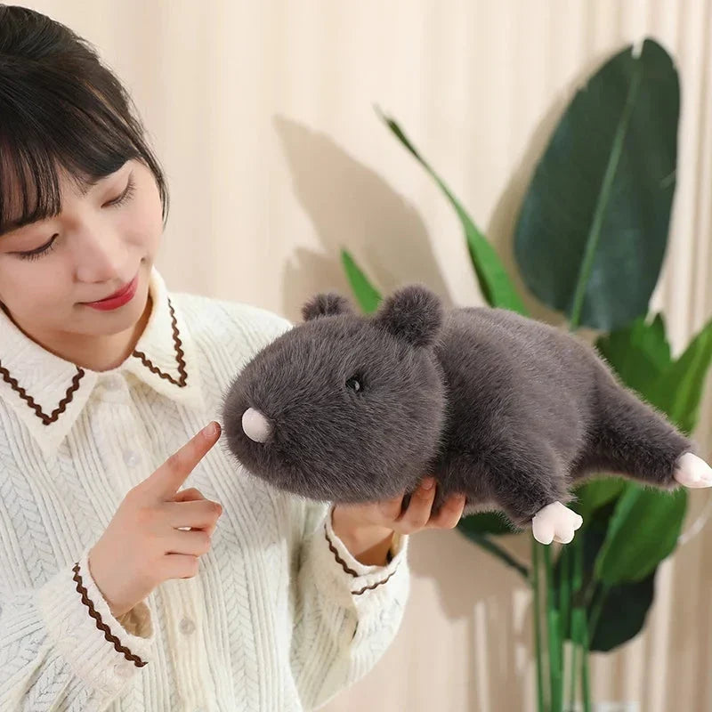 Nibbles the Black Rat Plush | ventumra
