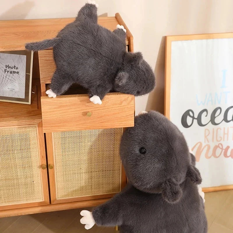 Nibbles the Black Rat Plush | ventumra
