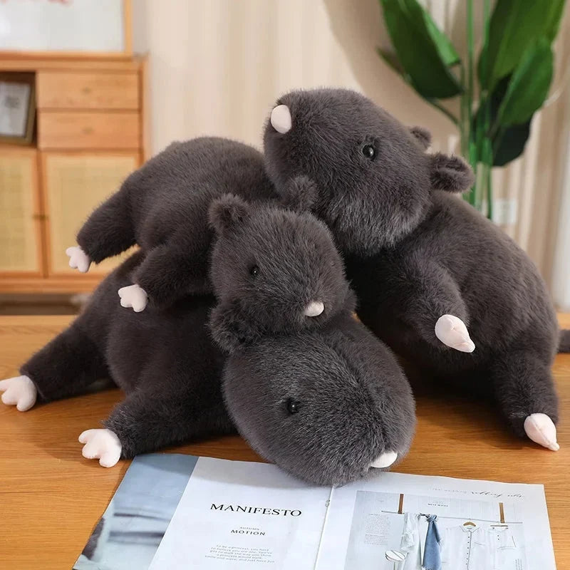 Nibbles the Black Rat Plush | ventumra