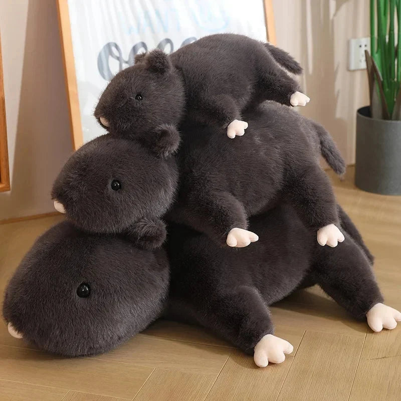 Nibbles the Black Rat Plush | ventumra