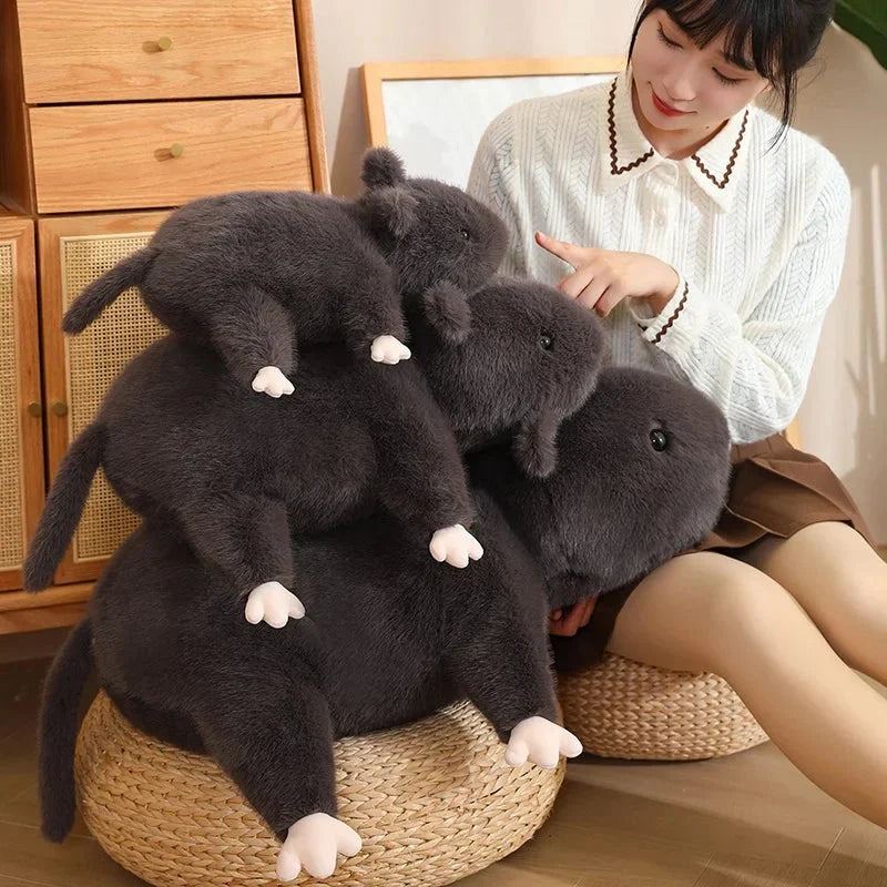 Nibbles the Black Rat Plush | ventumra
