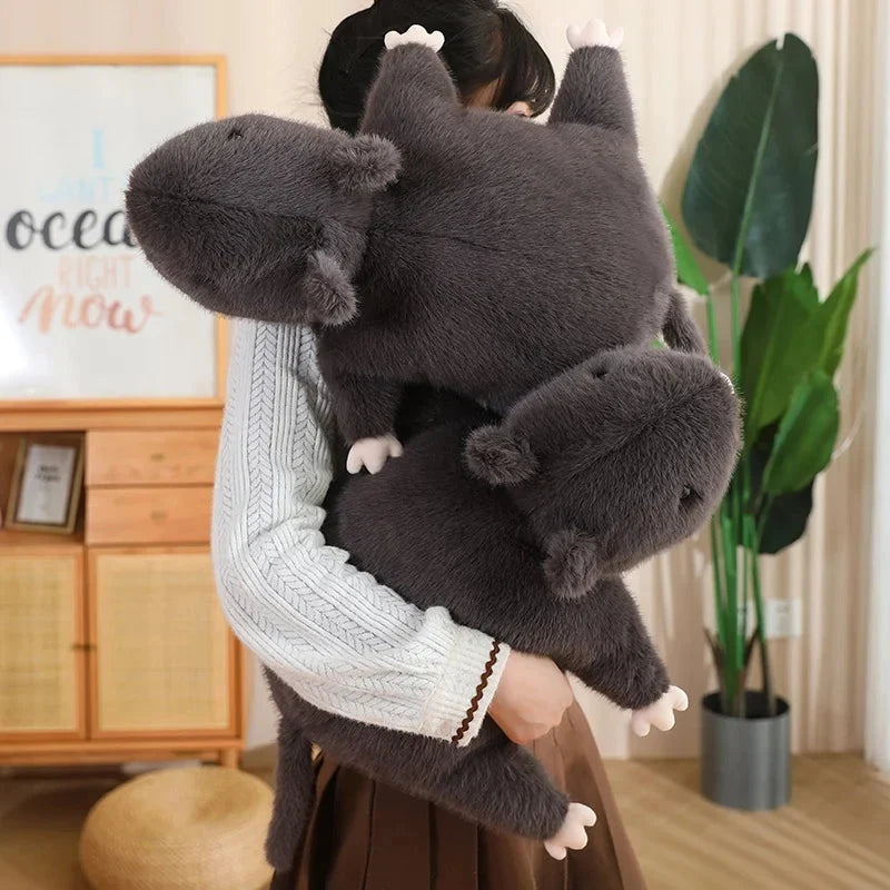Nibbles the Black Rat Plush | ventumra