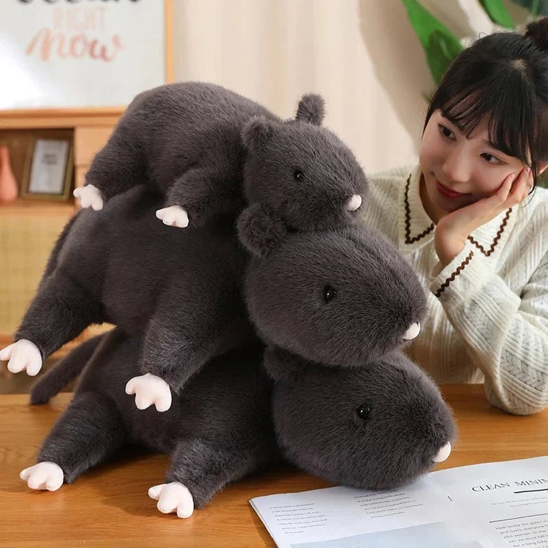Nibbles the Black Rat Plush | ventumra