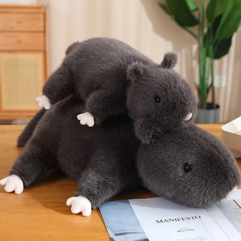 Nibbles the Black Rat Plush | ventumra
