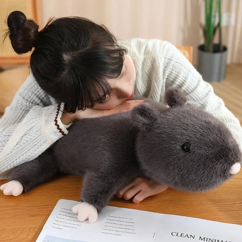Nibbles the Black Rat Plush | ventumra