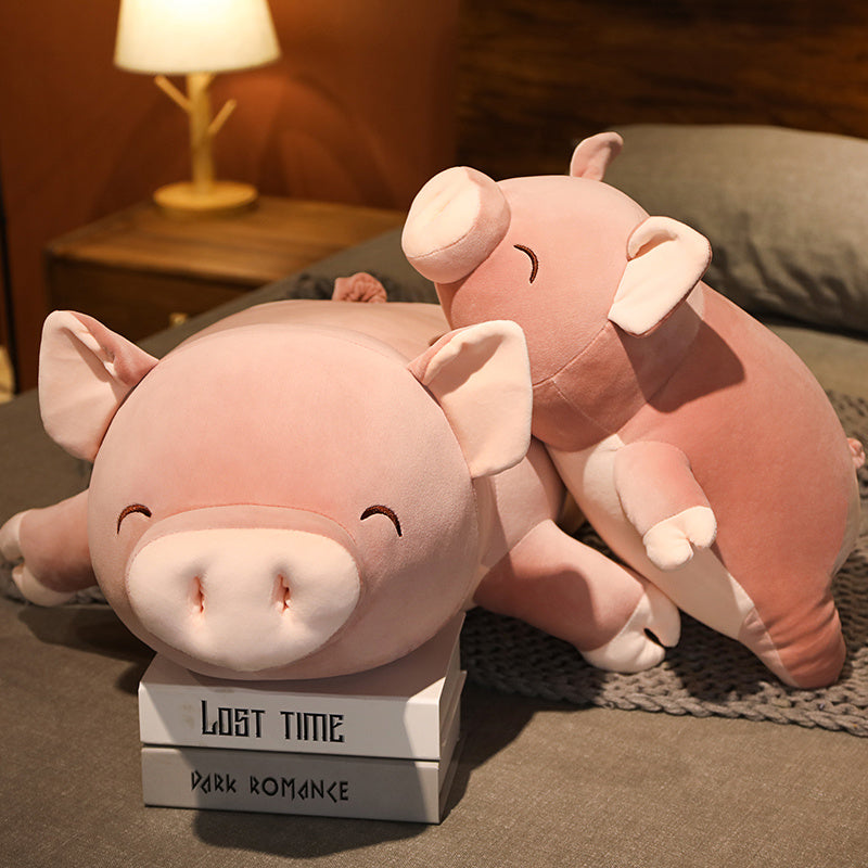 Poppy the Pink Jumbo Pig Plushie | ventumra