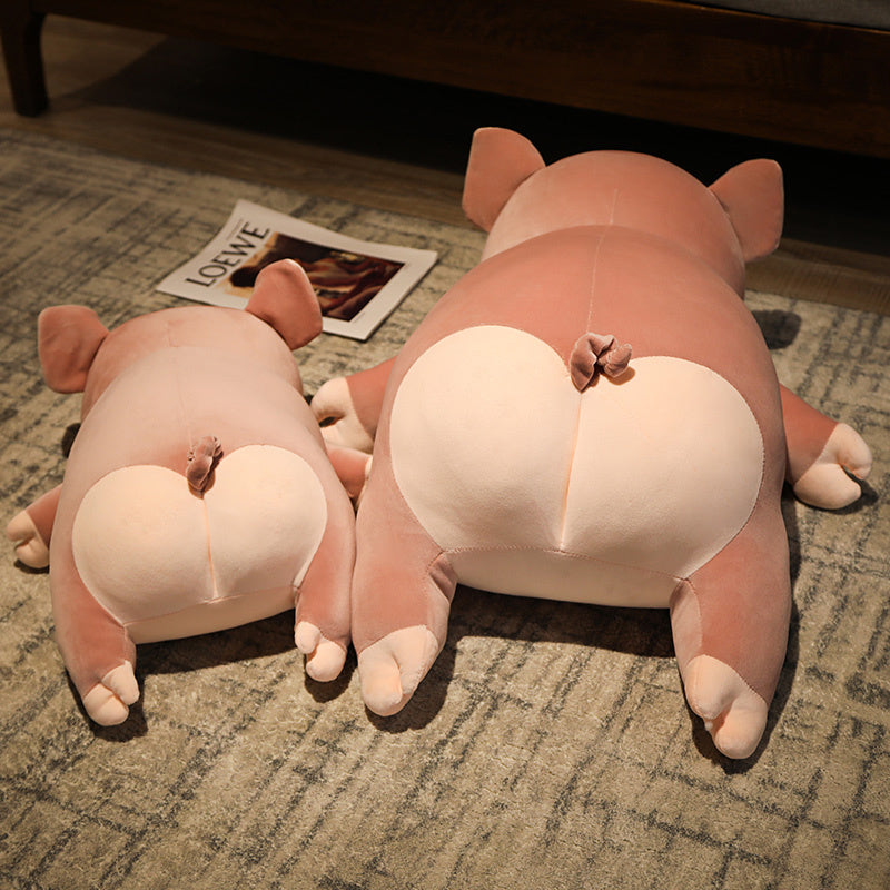 Poppy the Pink Jumbo Pig Plushie | ventumra