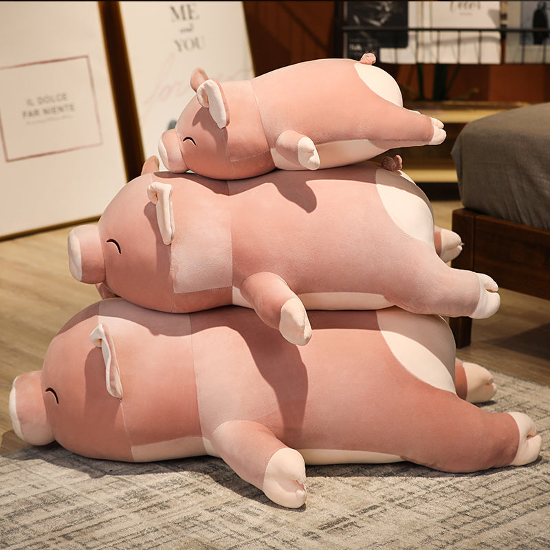 Poppy the Pink Jumbo Pig Plushie | ventumra