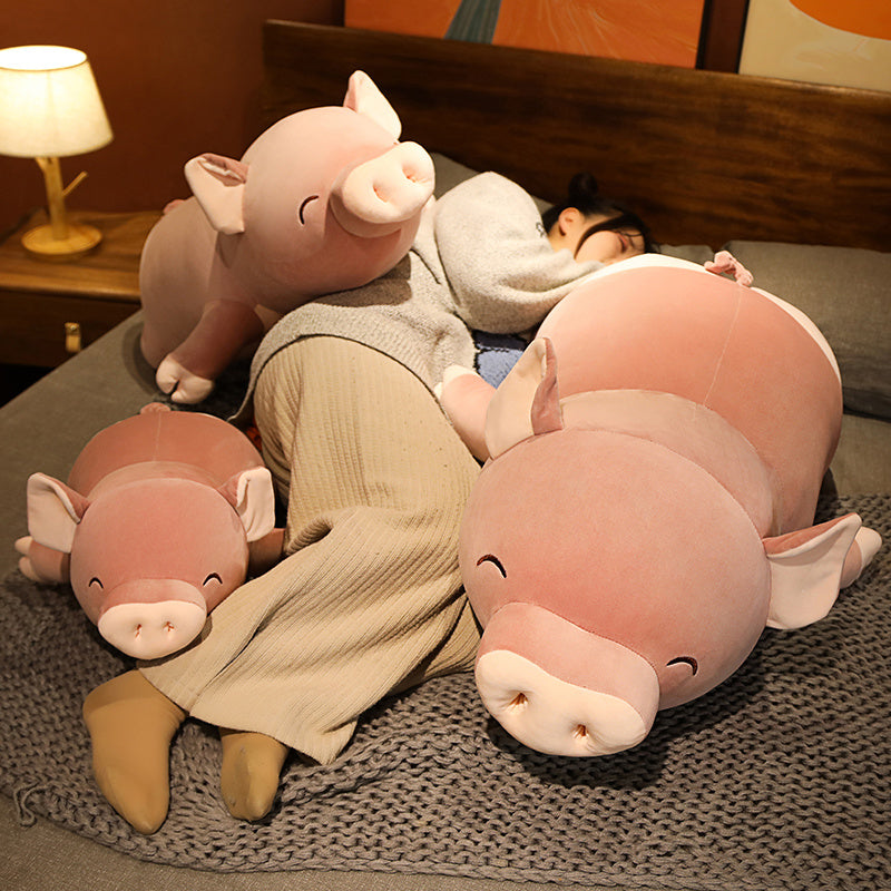 Poppy the Pink Jumbo Pig Plushie | ventumra