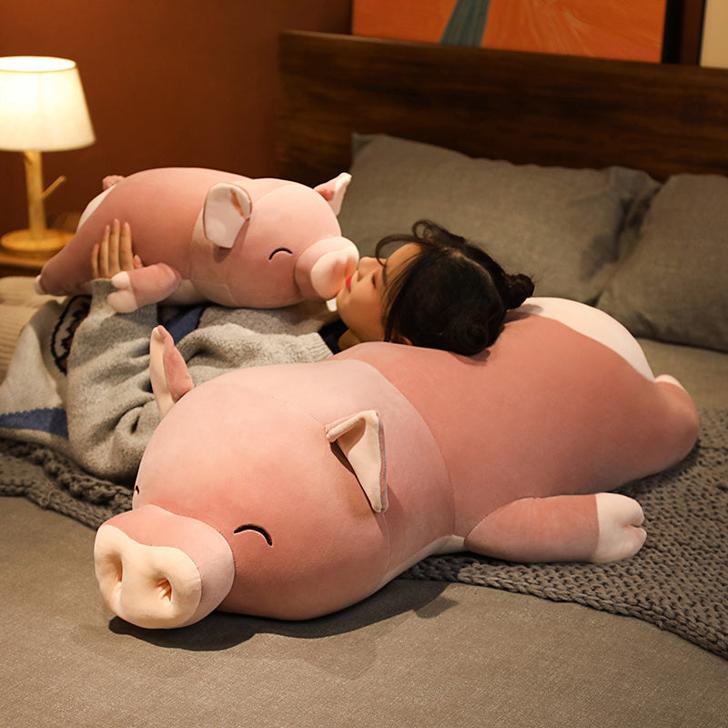 Poppy the Pink Jumbo Pig Plushie | ventumra