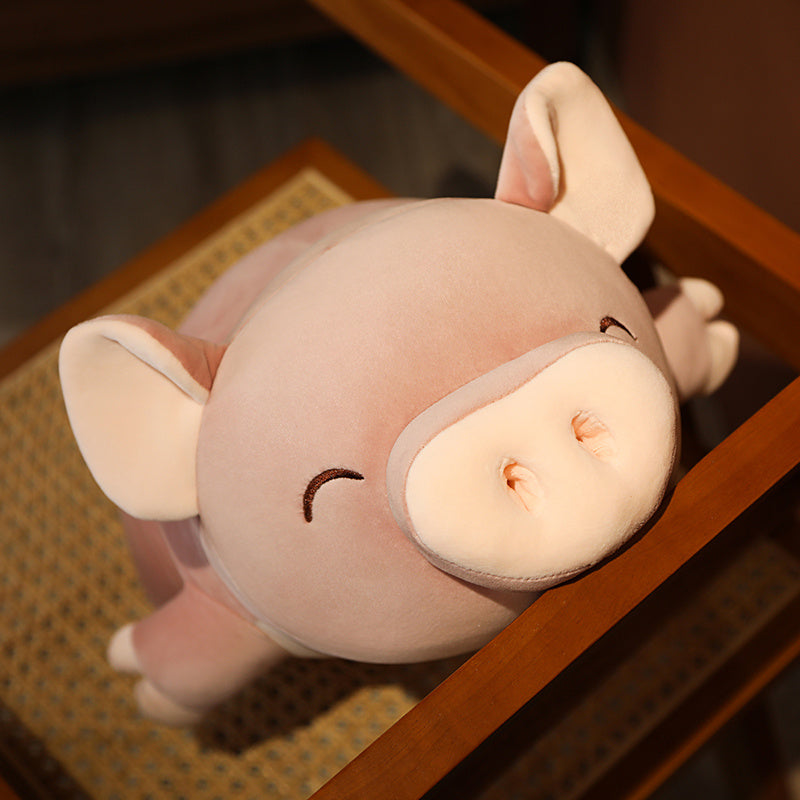 Poppy the Pink Jumbo Pig Plushie | ventumra