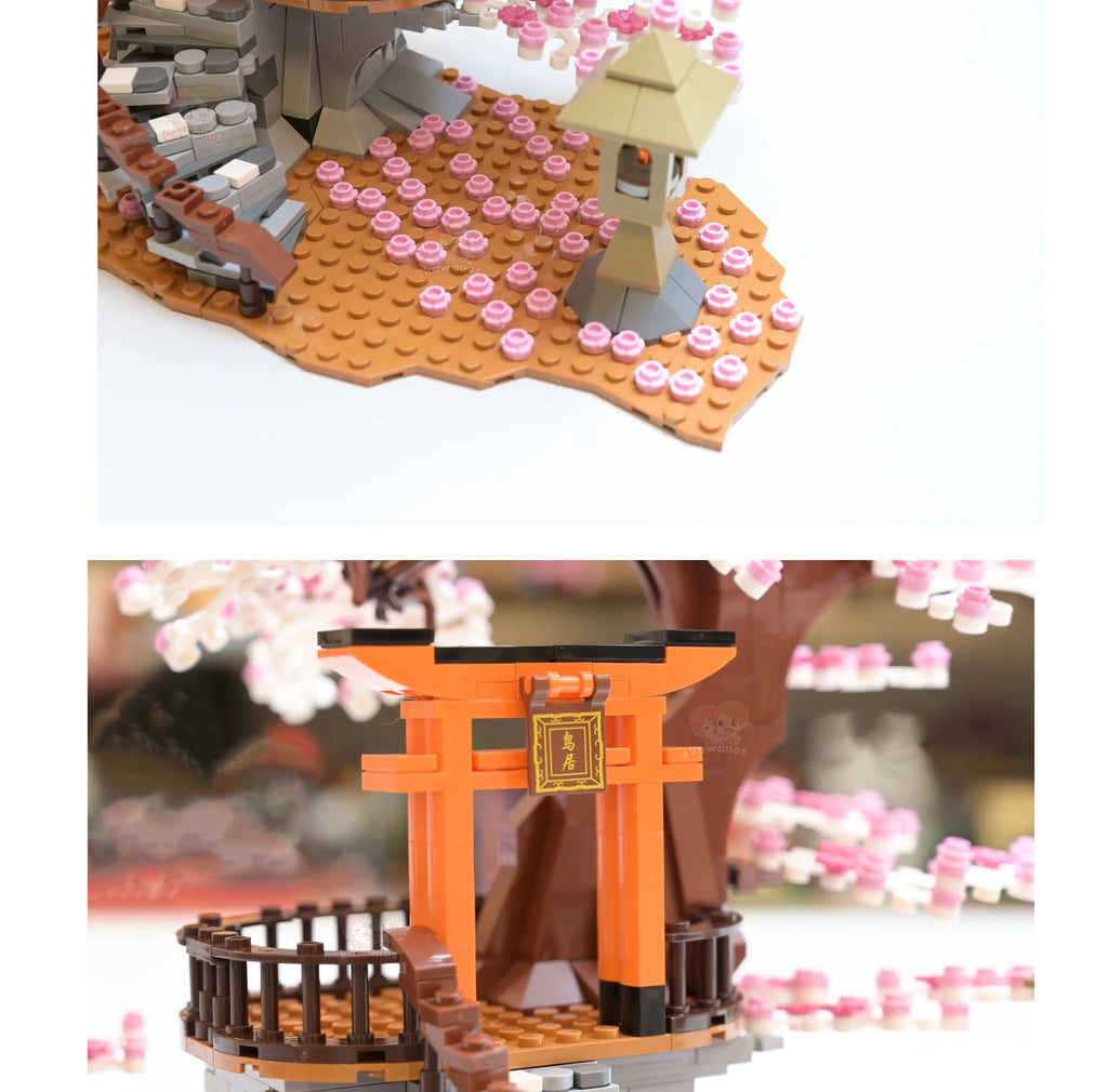 Romantisk lysende japansk kirsebærblomsttræ-byggesæt | Specialudgave | ventumra