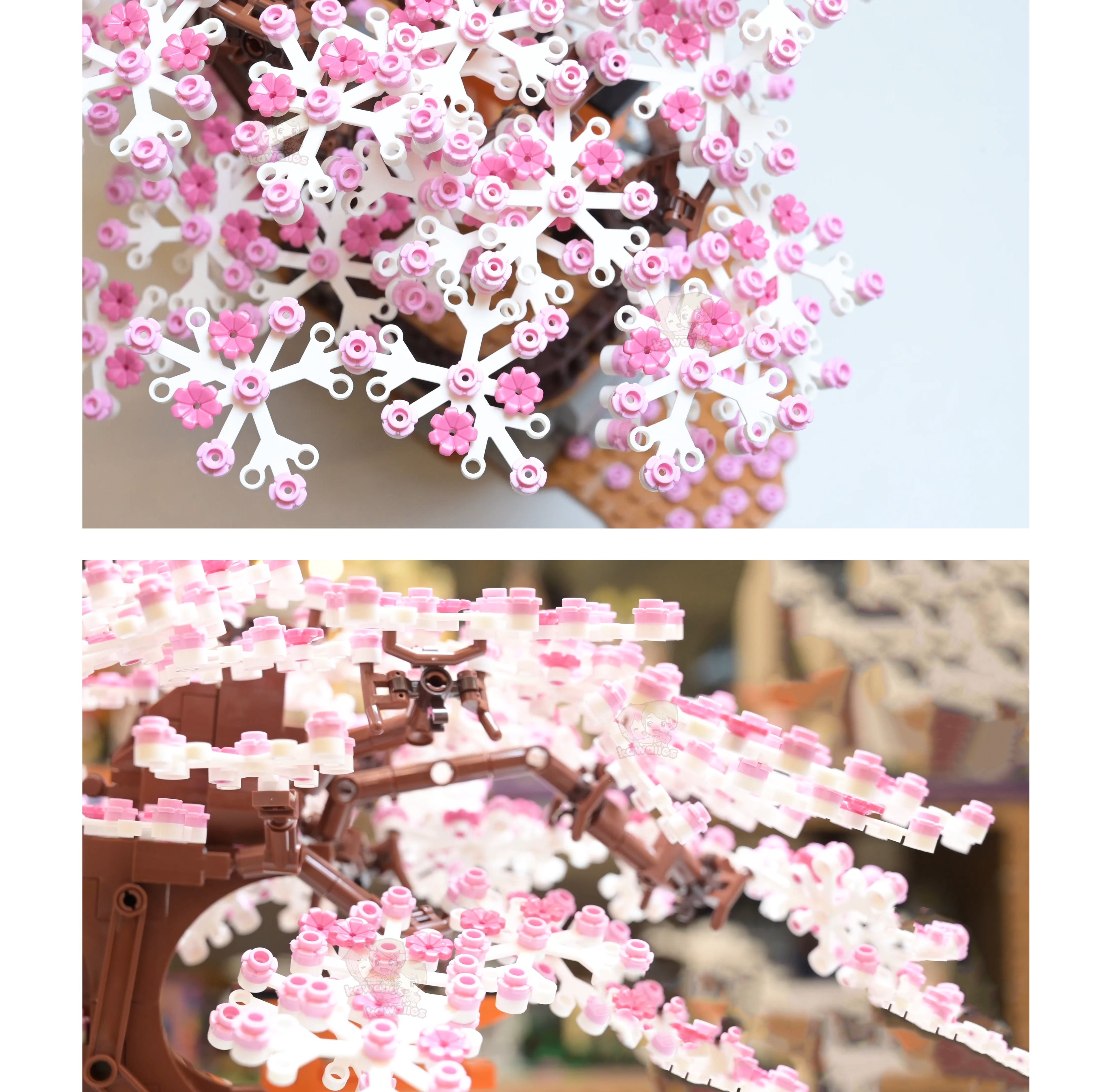 Romantisk lysende japansk kirsebærblomsttræ-byggesæt | Specialudgave | ventumra
