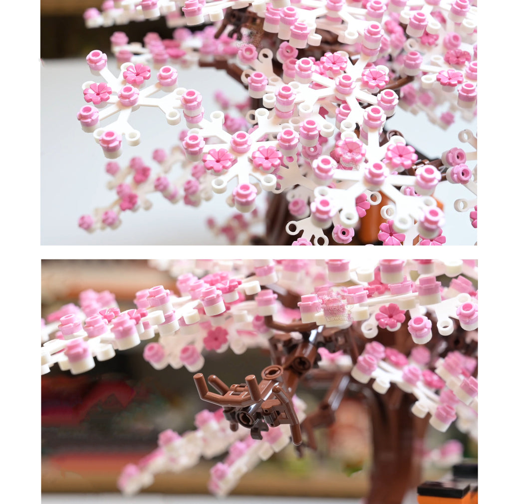 Romantisk lysende japansk kirsebærblomsttræ-byggesæt | Specialudgave | ventumra
