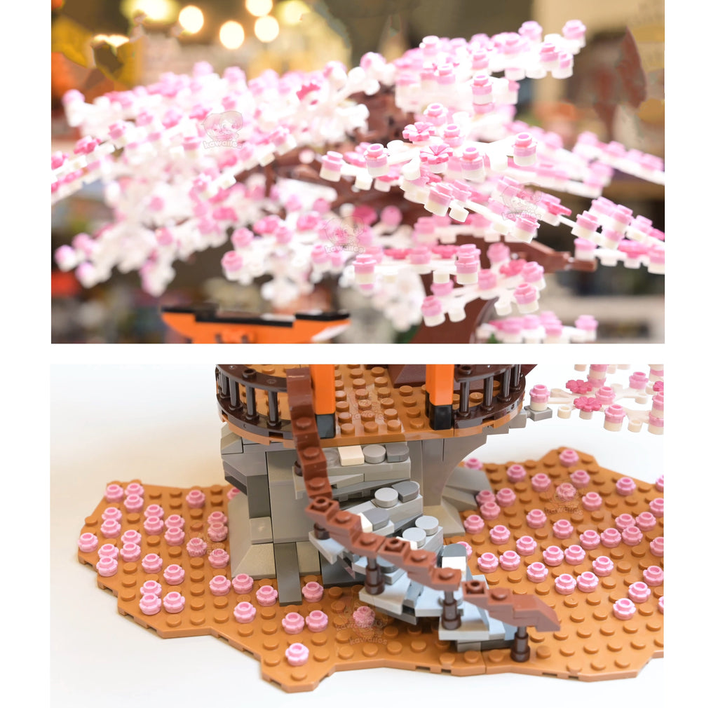 Romantisk lysende japansk kirsebærblomsttræ-byggesæt | Specialudgave | ventumra