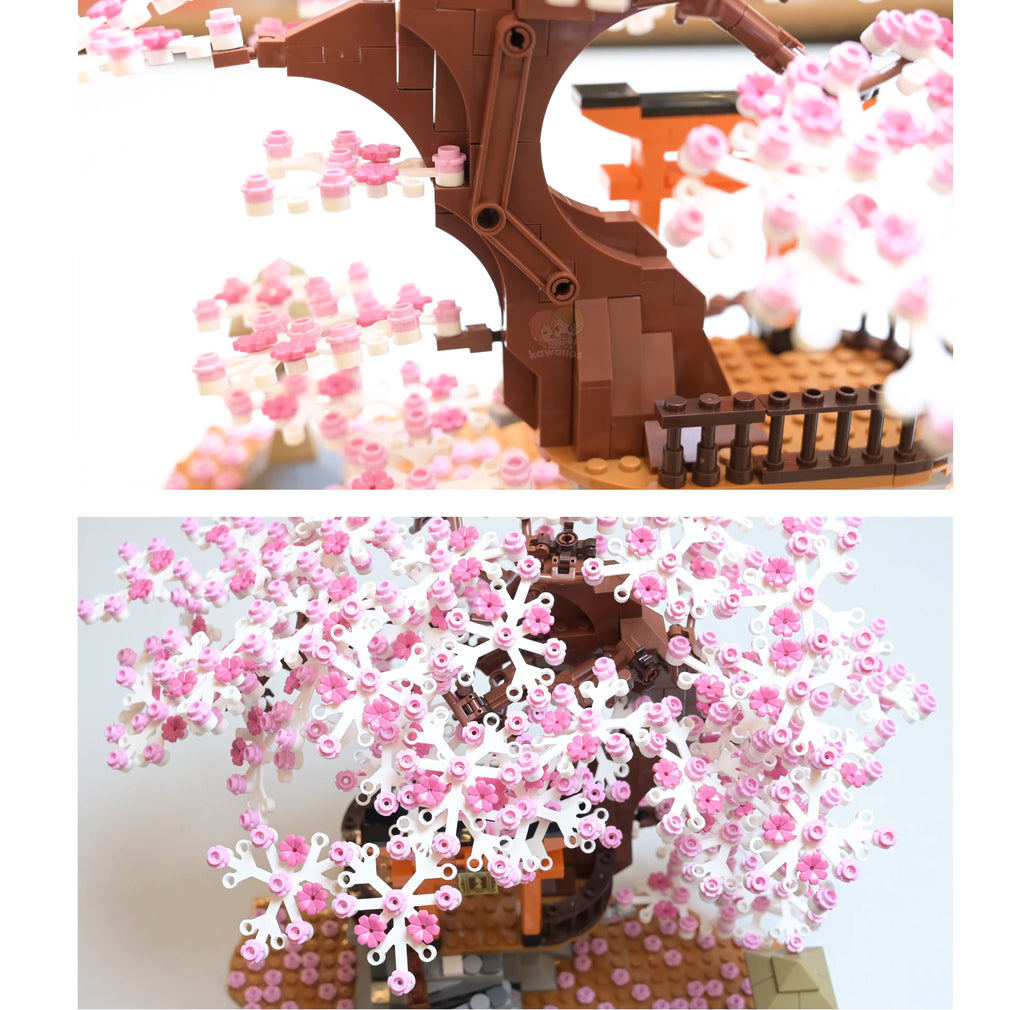 Romantisk lysende japansk kirsebærblomsttræ-byggesæt | Specialudgave | ventumra