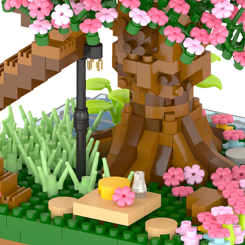 Sakura-kirsebærblomstertræhus nano-byggesæt | ventumra
